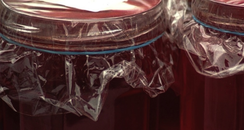 jar of strawberry jam