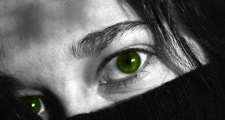 evil stare