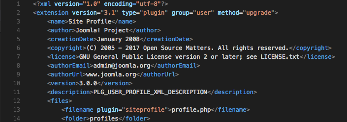 xmlfile