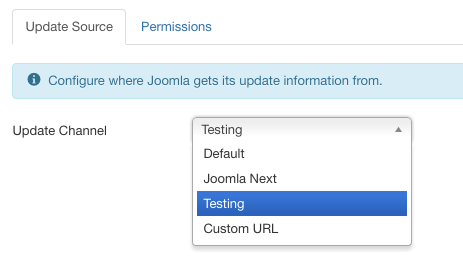change update to testing
